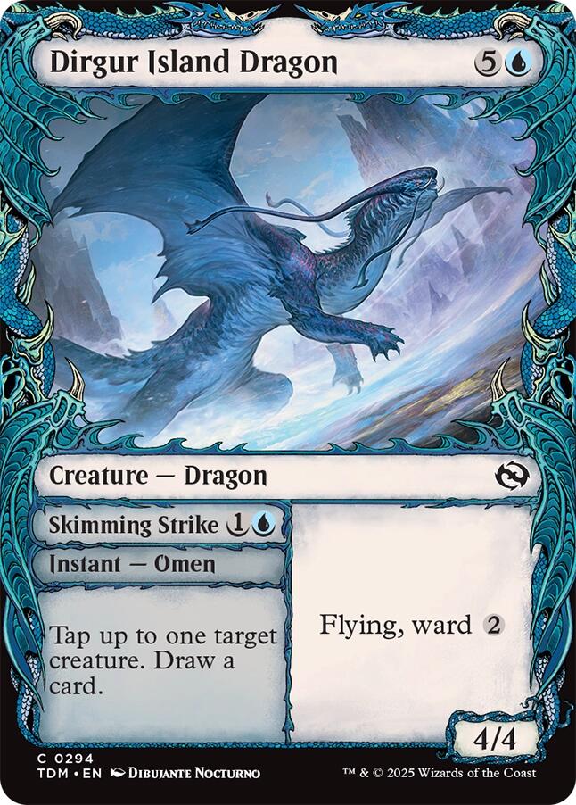 Dirgur Island Dragon (Showcase) [Tarkir: Dragonstorm] | Cracking-Singles