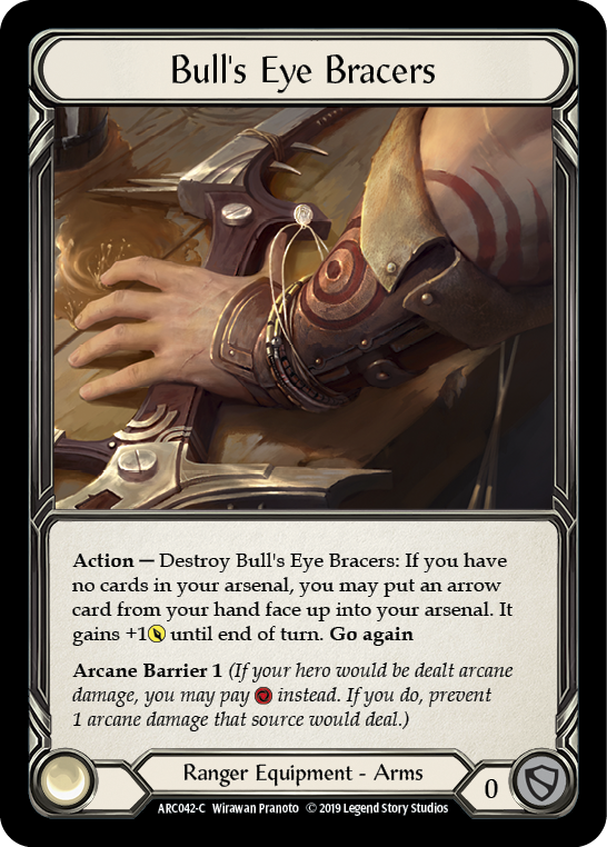 Bull's Eye Bracers [ARC042-C] (Arcane Rising)  1st Edition Cold Foil | Cracking-Singles