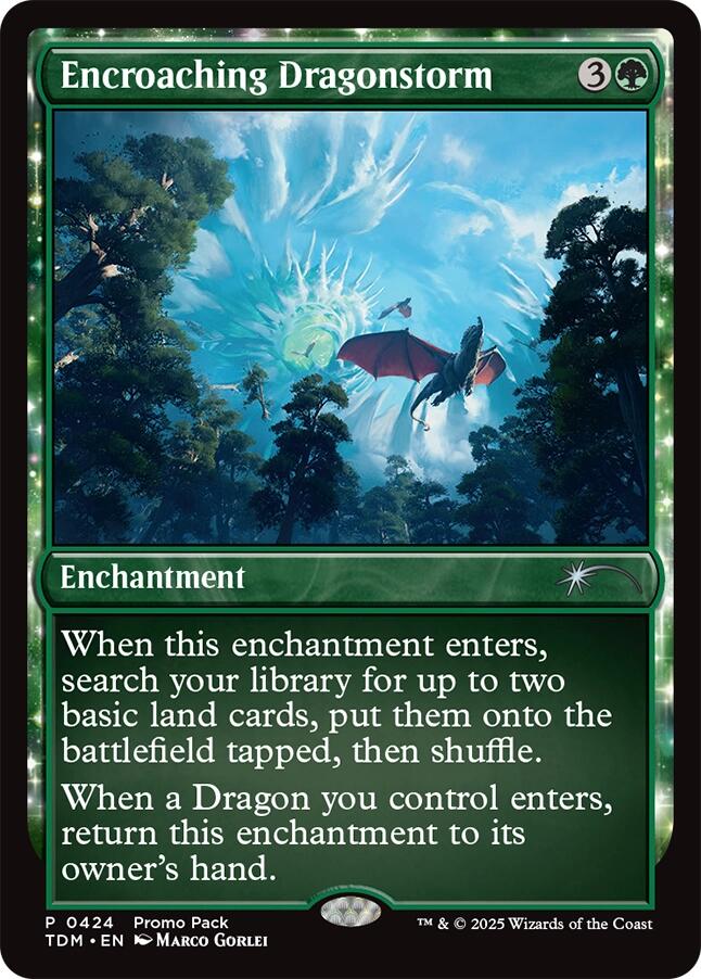 Encroaching Dragonstorm [Tarkir: Dragonstorm Promos] | Cracking-Singles