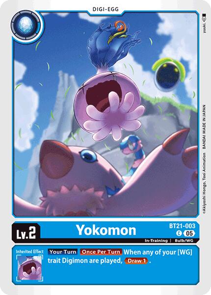 Yokomon [BT21-003] [World Convergence] | Cracking-Singles
