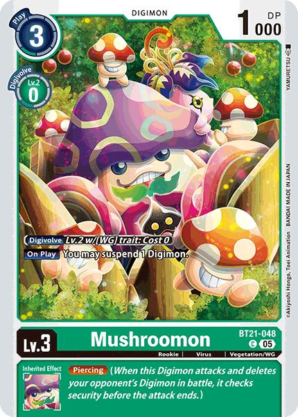 Mushroomon [BT21-048] [World Convergence] | Cracking-Singles