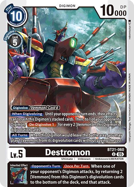 Destromon [BT21-060] [World Convergence] | Cracking-Singles