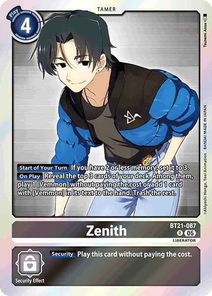 Zenith [BT21-087] [World Convergence] | Cracking-Singles