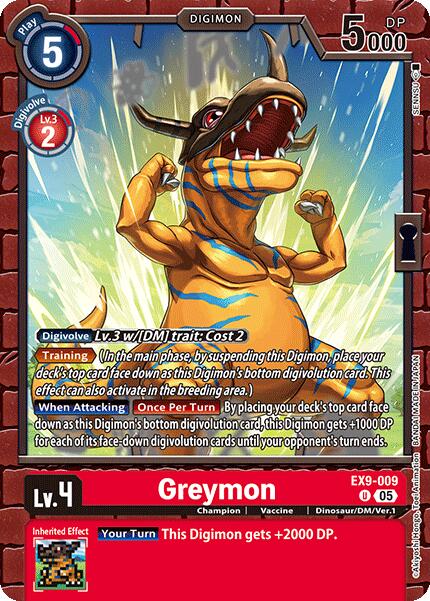 Greymon [EX9-009] [Versus Monsters] | Cracking-Singles