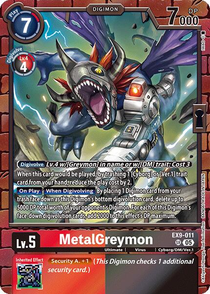 MetalGreymon [EX9-011] [Versus Monsters] | Cracking-Singles