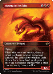 Magmatic Hellkite (Borderless) [Tarkir: Dragonstorm] | Cracking-Singles