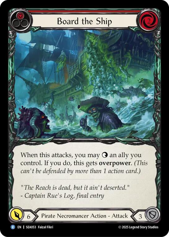 Board the Ship [SEA053] (High Seas)  Rainbow Foil | Cracking-Singles