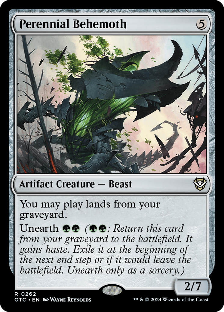 Perennial Behemoth [Outlaws of Thunder Junction Commander] | Cracking-Singles
