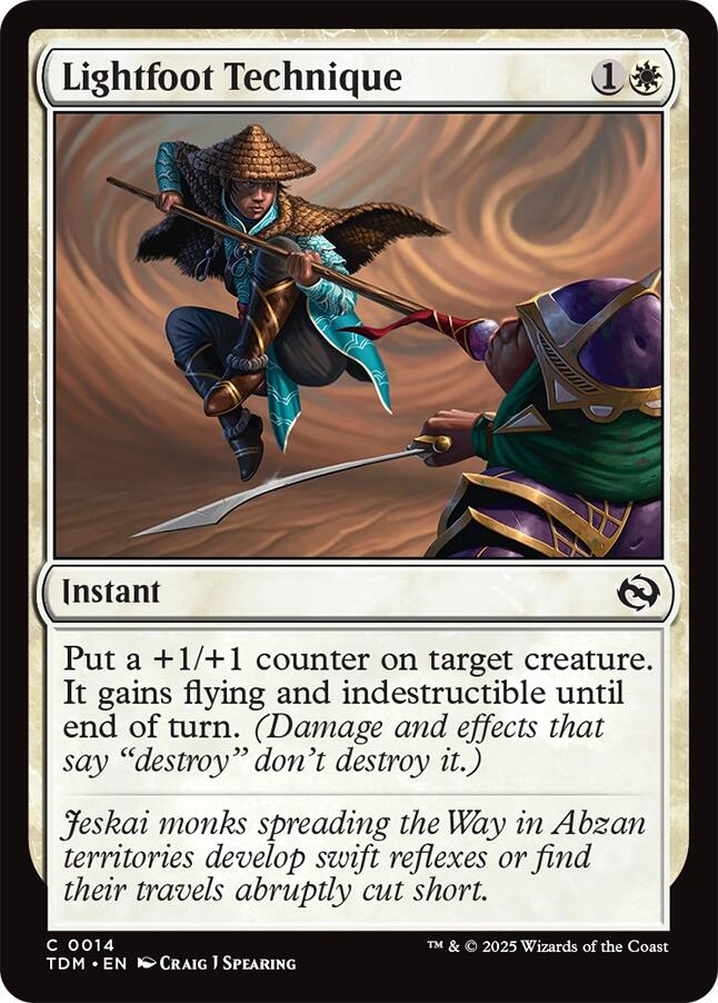 Lightfoot Technique [Tarkir: Dragonstorm] | Cracking-Singles