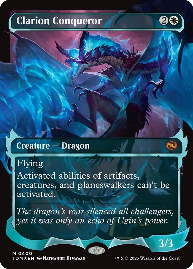 Clarion Conqueror (Showcase) [Tarkir: Dragonstorm] | Cracking-Singles