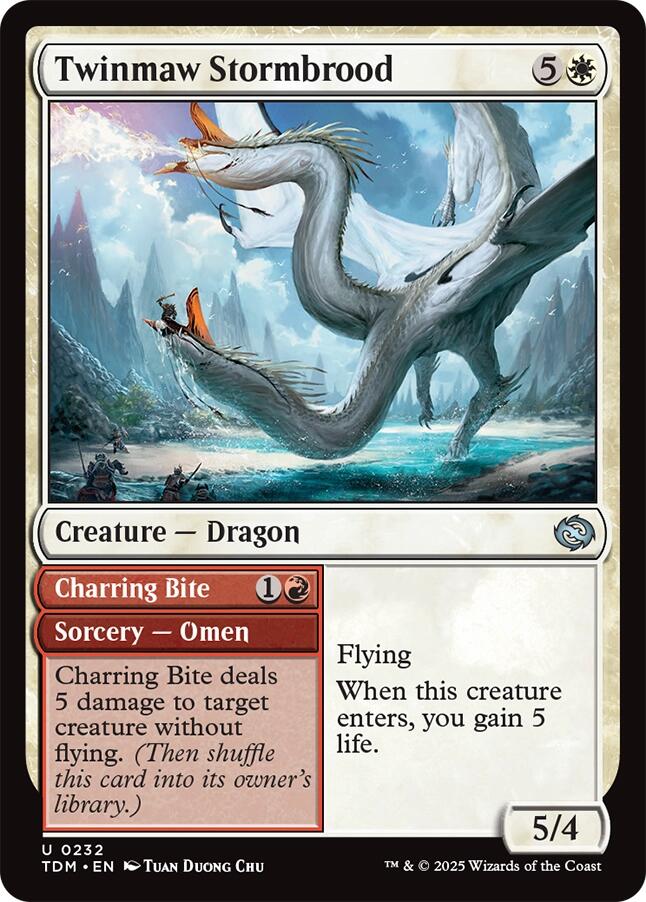 Twinmaw Stormbrood [Tarkir: Dragonstorm] | Cracking-Singles