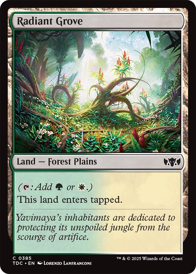 Radiant Grove [Tarkir: Dragonstorm Commander] | Cracking-Singles
