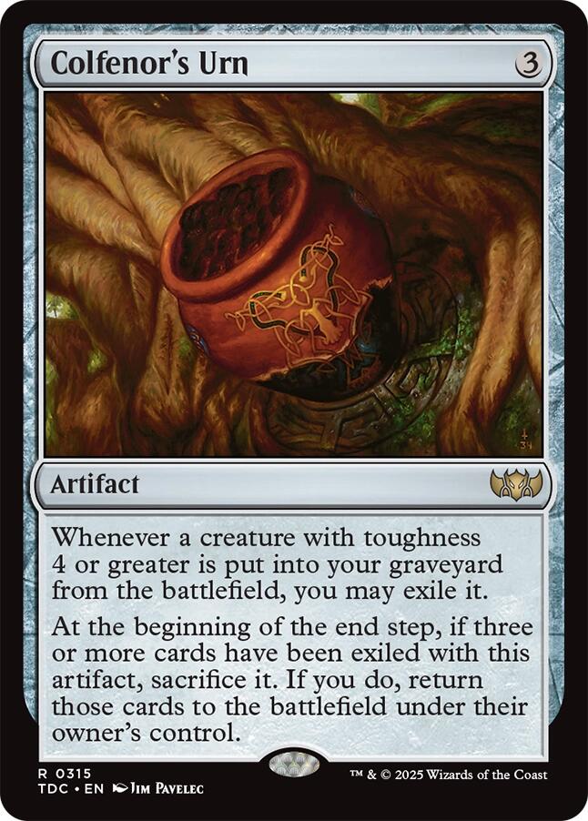 Colfenor's Urn [Tarkir: Dragonstorm Commander] | Cracking-Singles