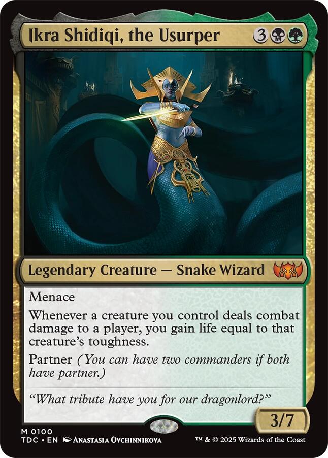 Ikra Shidiqi, the Usurper [Tarkir: Dragonstorm Commander] | Cracking-Singles