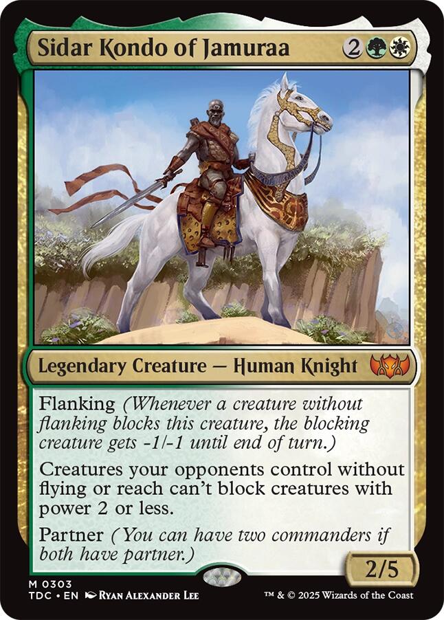 Sidar Kondo of Jamuraa [Tarkir: Dragonstorm Commander] | Cracking-Singles