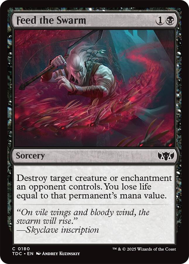 Feed the Swarm [Tarkir: Dragonstorm Commander] | Cracking-Singles