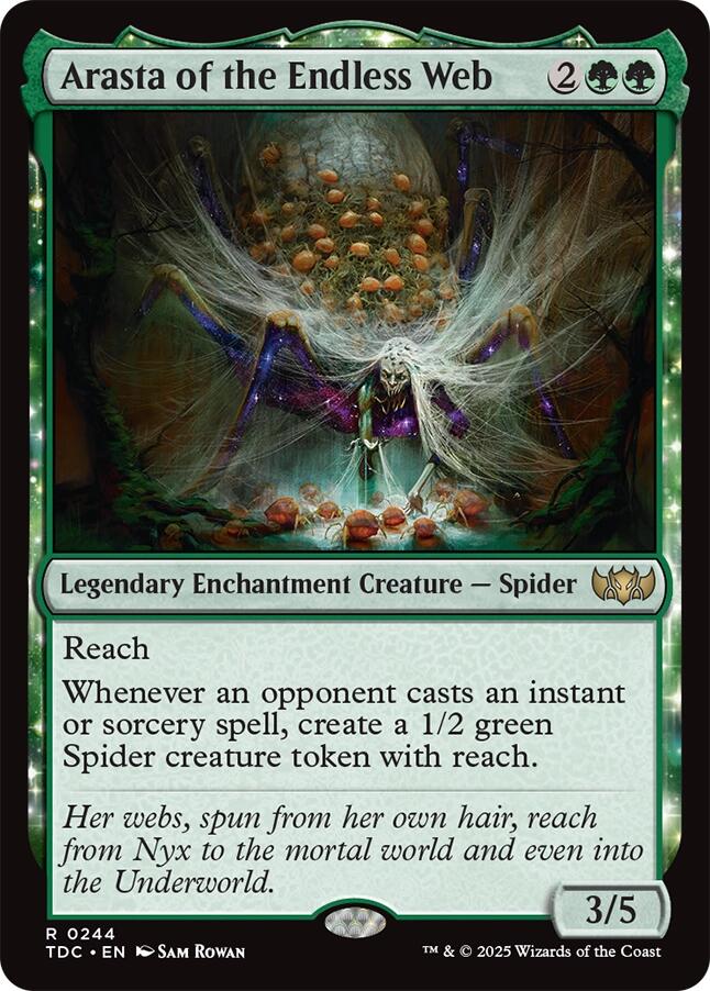 Arasta of the Endless Web [Tarkir: Dragonstorm Commander] | Cracking-Singles