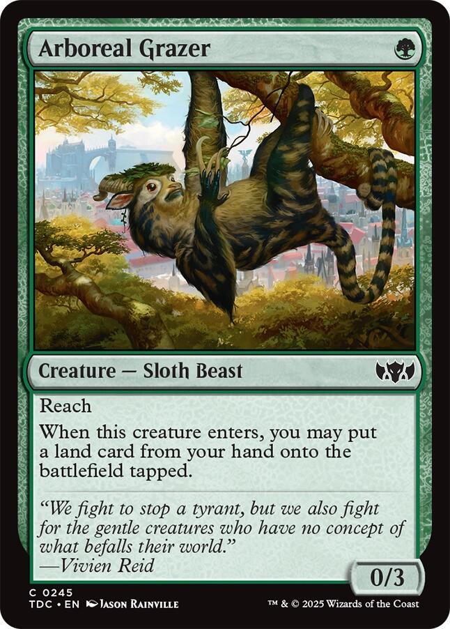 Arboreal Grazer [Tarkir: Dragonstorm Commander] | Cracking-Singles