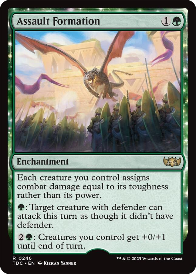 Assault Formation [Tarkir: Dragonstorm Commander] | Cracking-Singles