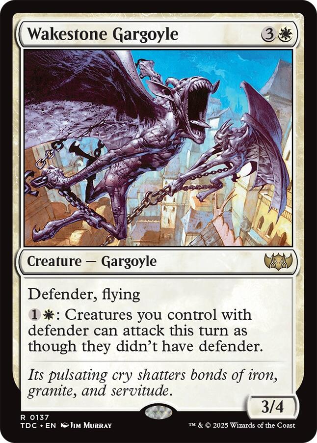Wakestone Gargoyle [Tarkir: Dragonstorm Commander] | Cracking-Singles