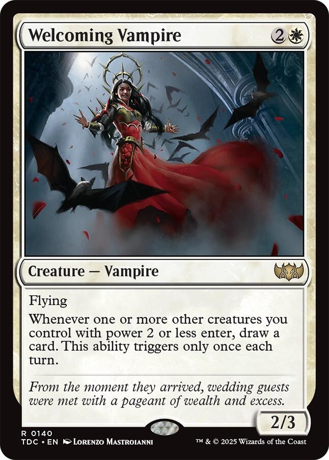 Welcoming Vampire [Tarkir: Dragonstorm Commander] | Cracking-Singles