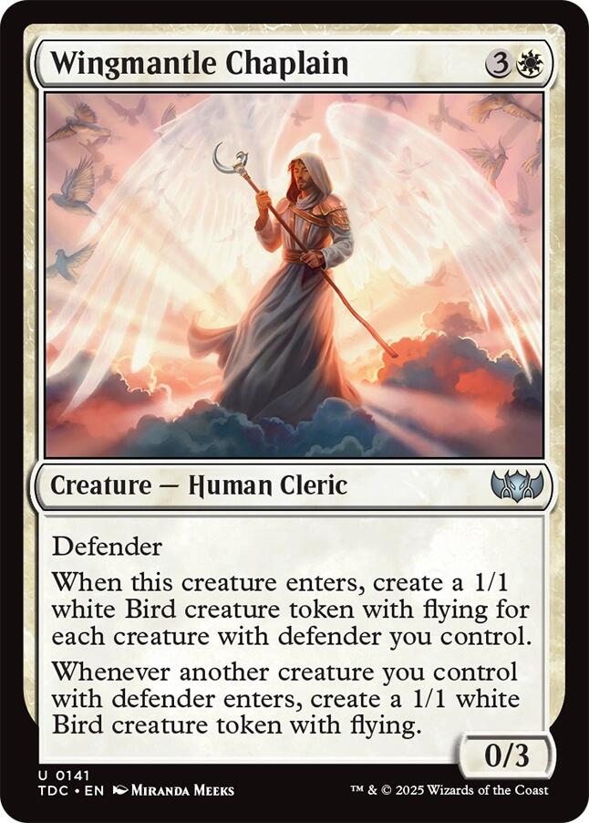 Wingmantle Chaplain [Tarkir: Dragonstorm Commander] | Cracking-Singles