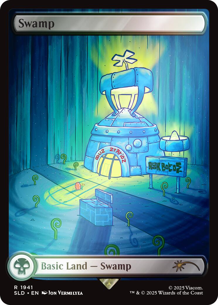 Swamp (1941) (Rainbow Foil) [Secret Lair Drop Series] | Cracking-Singles