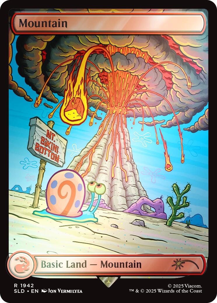 Mountain (1942) (Rainbow Foil) [Secret Lair Drop Series] | Cracking-Singles