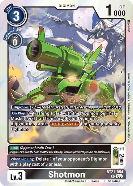 Shotmon [BT21-054] [World Convergence] | Cracking-Singles