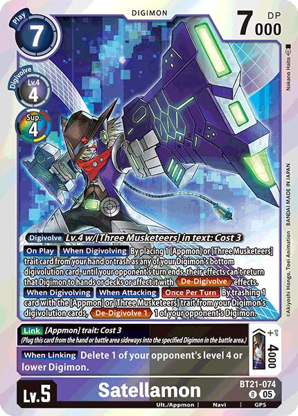 Satellamon [BT21-074] [World Convergence] | Cracking-Singles