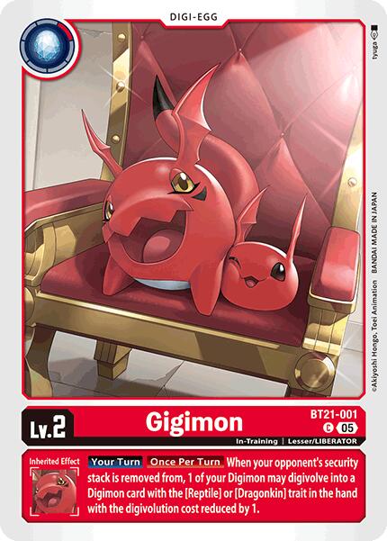 Gigimon [BT21-001] [World Convergence] | Cracking-Singles