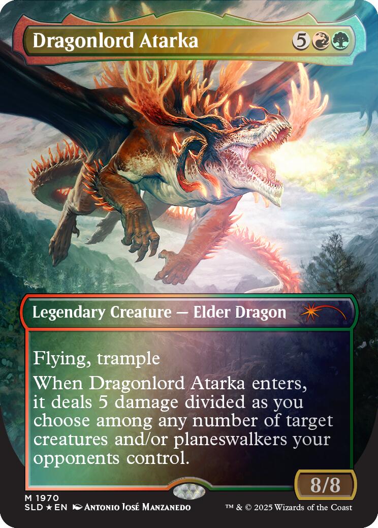 Dragonlord Atarka (Rainbow Foil) [Secret Lair Drop Series] | Cracking-Singles