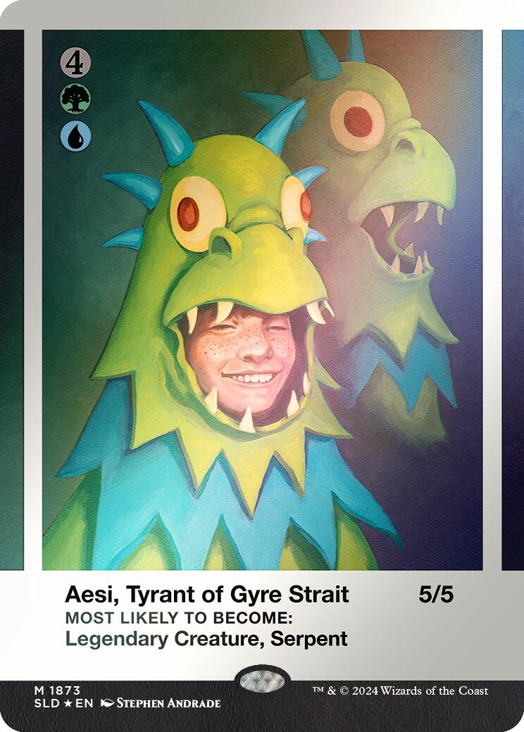 Aesi, Tyrant of Gyre Strait (Rainbow Foil) [Secret Lair Drop Series] | Cracking-Singles
