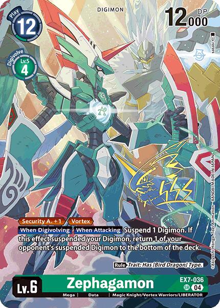 Zephagamon [EX7-036] (Signed) [World Convergence] | Cracking-Singles