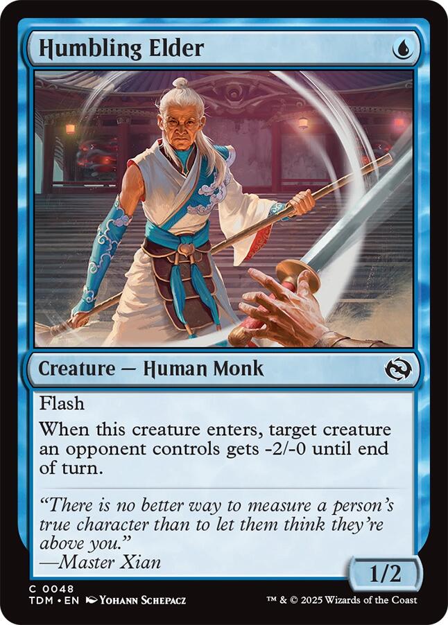 Humbling Elder [Tarkir: Dragonstorm] | Cracking-Singles