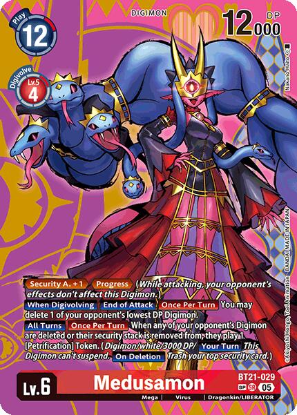 Medusamon [BT21-029] (SP) [World Convergence] | Cracking-Singles