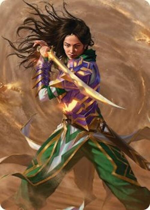 Descendant of Storms Art Card (2/54) [Tarkir: Dragonstorm Art Series] | Cracking-Singles