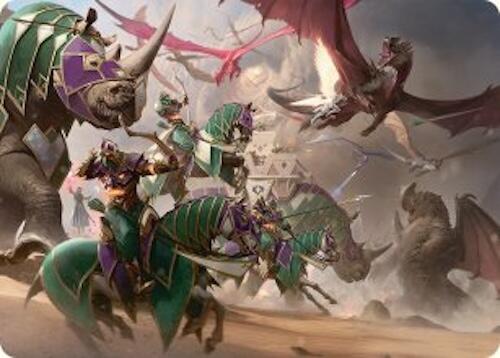 United Battlefront Art Card (5/54) [Tarkir: Dragonstorm Art Series] | Cracking-Singles