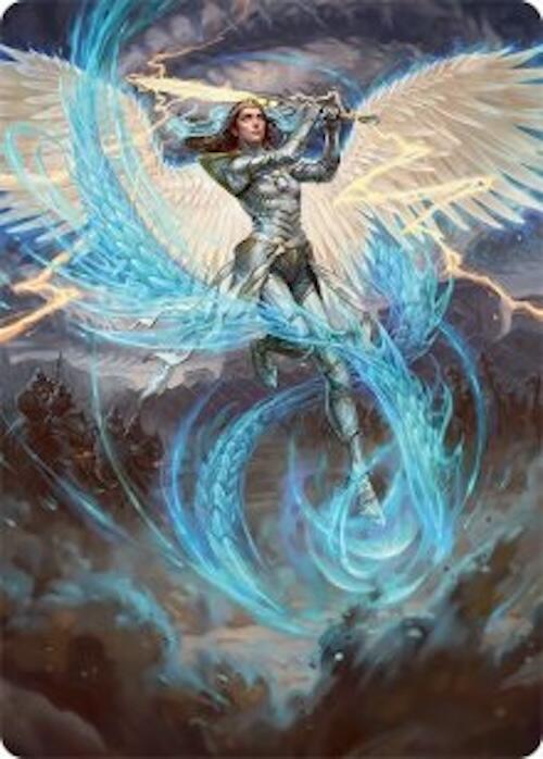 Elspeth, Storm Slayer Art Card (49/54) [Tarkir: Dragonstorm Art Series] | Cracking-Singles