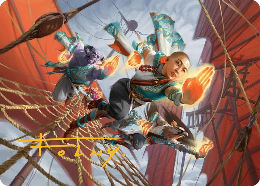 Aligned Heart Art Card (52/54) (Gold-Stamped Signature) [Tarkir: Dragonstorm Art Series] | Cracking-Singles