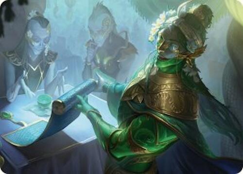 Sibsig Appraiser Art Card (8/54) [Tarkir: Dragonstorm Art Series] | Cracking-Singles