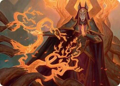 Abzan Devotee Art Card (10/54) [Tarkir: Dragonstorm Art Series] | Cracking-Singles