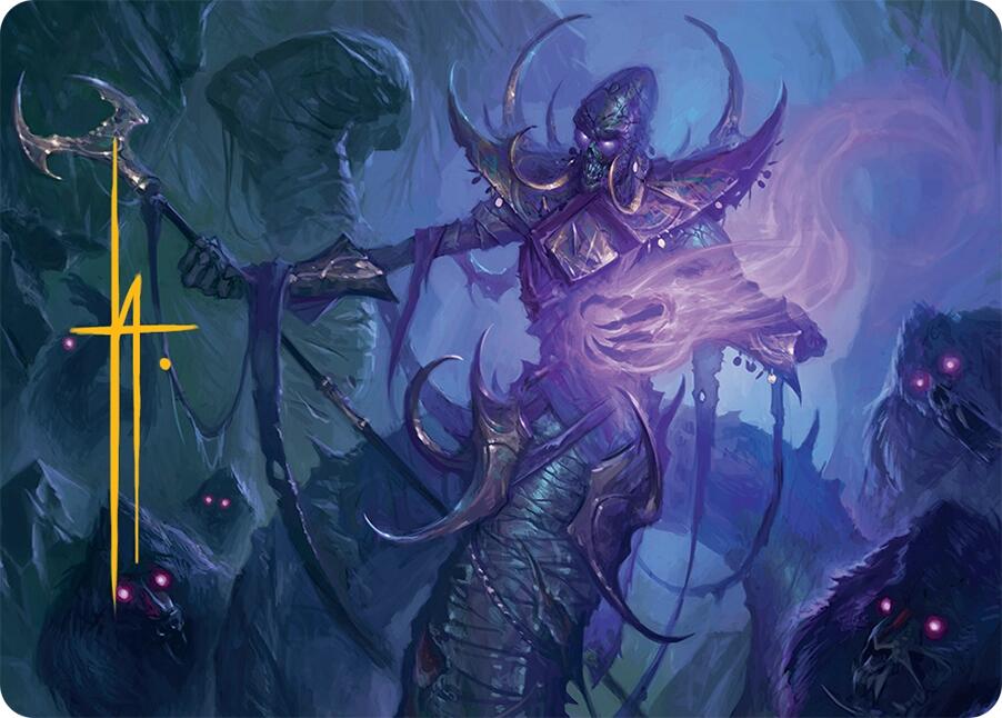 Sidisi, Regent of the Mire Art Card (14/54) (Gold-Stamped Signature) [Tarkir: Dragonstorm Art Series] | Cracking-Singles