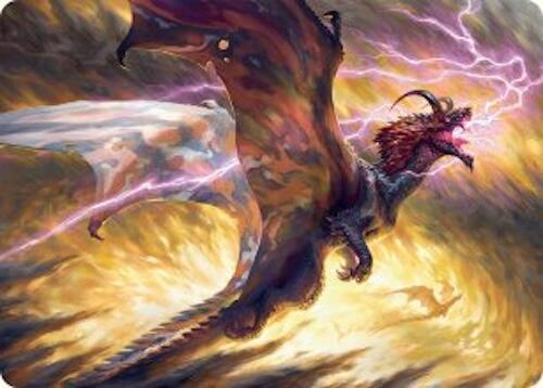Stormscale Scion Art Card (17/54) [Tarkir: Dragonstorm Art Series] | Cracking-Singles