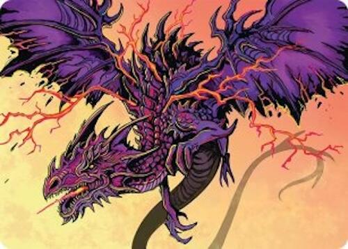 Stormshriek Feral Art Card (35/54) [Tarkir: Dragonstorm Art Series] | Cracking-Singles