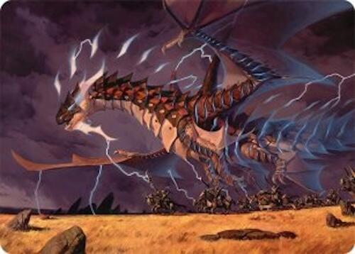 Neriv, Heart of the Storm Art Card (25/54) [Tarkir: Dragonstorm Art Series] | Cracking-Singles