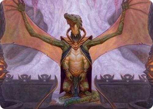 Kheru Goldkeeper Art Card (36/54) [Tarkir: Dragonstorm Art Series] | Cracking-Singles