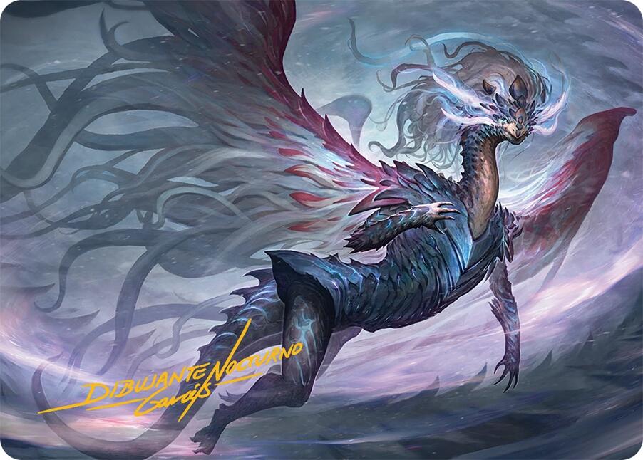 Shiko, Paragon of the Way Art Card (37/54) (Gold-Stamped Signature) [Tarkir: Dragonstorm Art Series] | Cracking-Singles