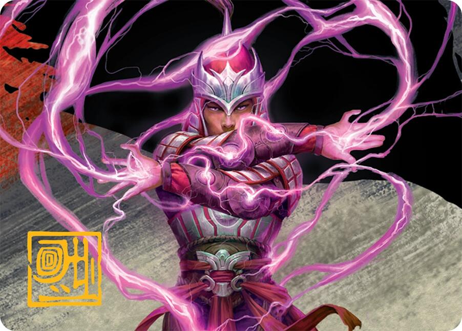 All-Out Assault Art Card (43/54) (Gold-Stamped Signature) [Tarkir: Dragonstorm Art Series] | Cracking-Singles