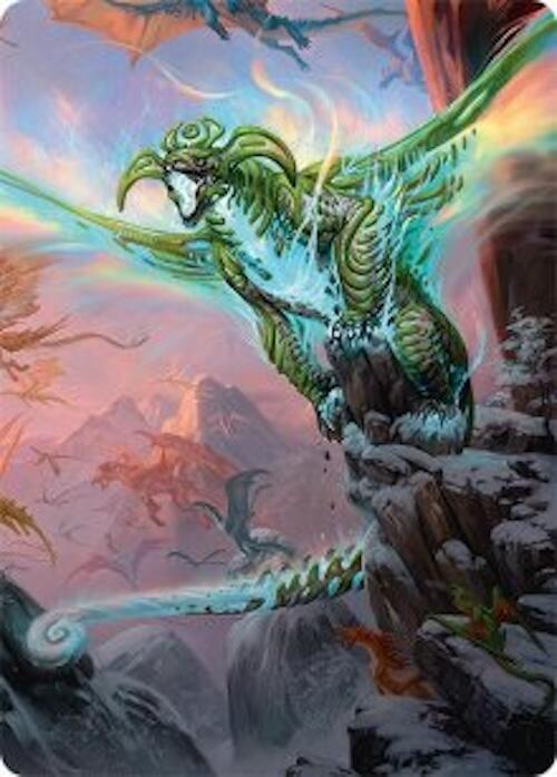 Ureni of the Unwritten Art Card (51/54) [Tarkir: Dragonstorm Art Series] | Cracking-Singles